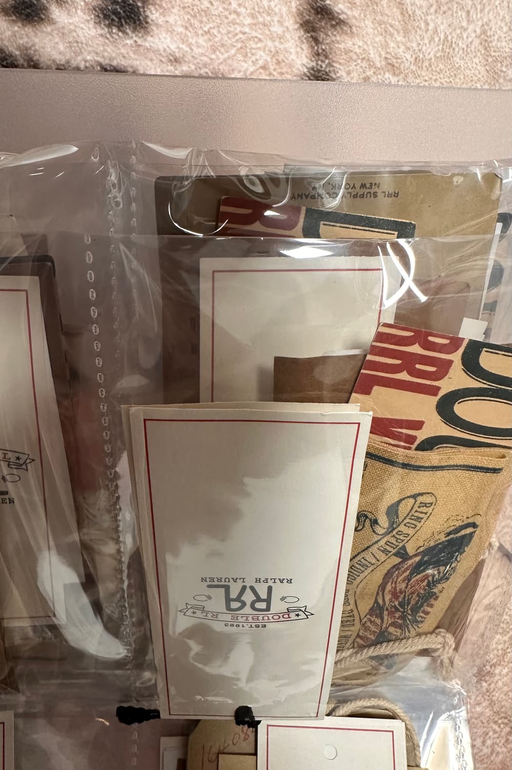 rrl 인디고 스트라이프 자카드 티셔츠 L 상품이미지7