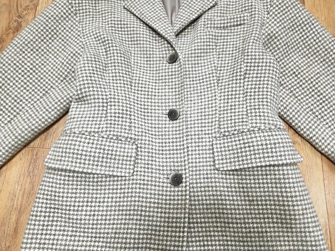 폴앤앨리스(P/A) 체크 울코트 55-66 새상품 상품이미지8