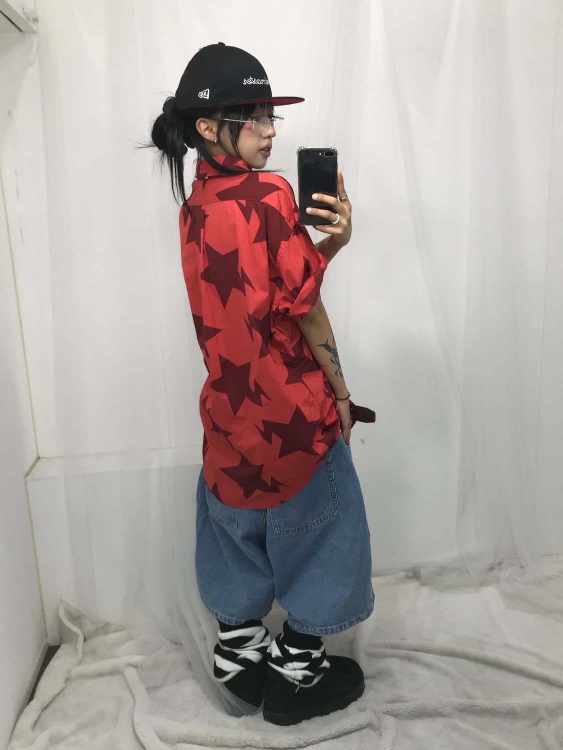 < Bape Star Pattern Shirt > 상품이미지6