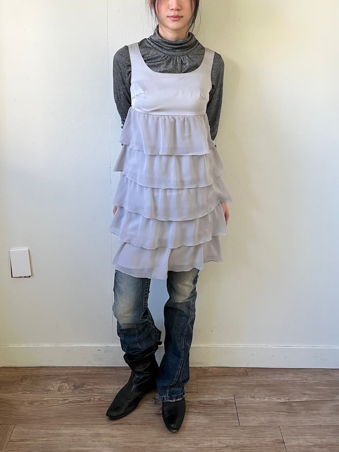 INDIVI 레이스 원피스 상품이미지7