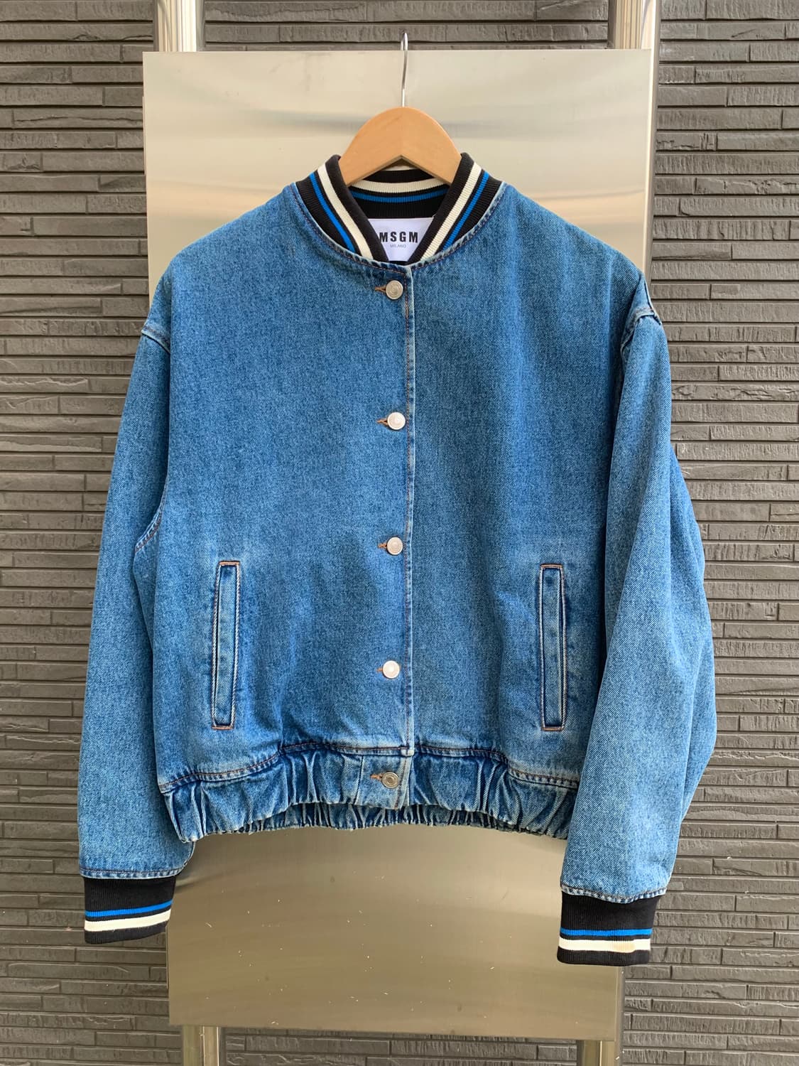 MSGM 데님 블루종 자켓 상품이미지2