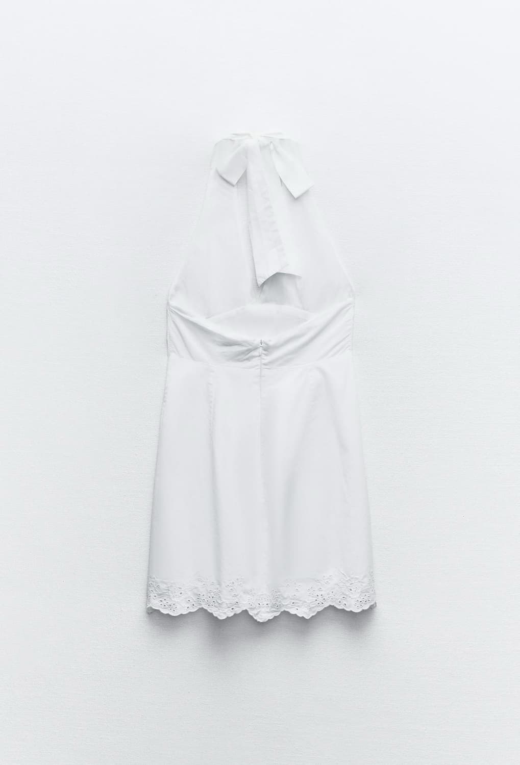 ZARA 아일렛 자수 홀터넥 원피스 상품이미지6