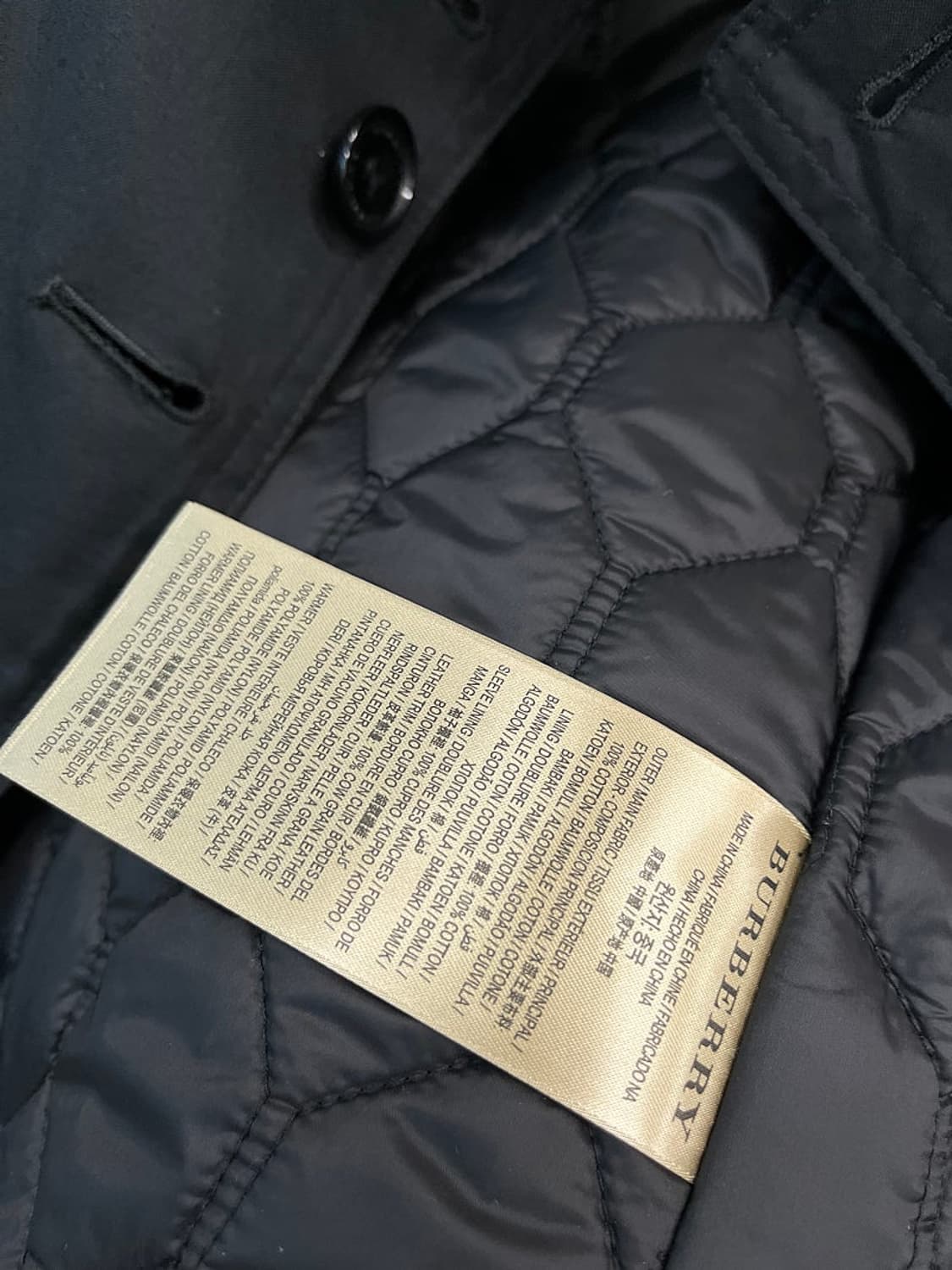 여) 버버리 누빔내피 트렌치코트  상품이미지10