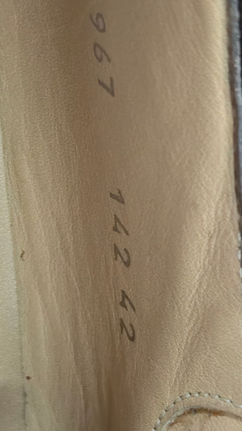 조르지오 알마니 270mm- 블랙 레더 남성정장구두 상품이미지7