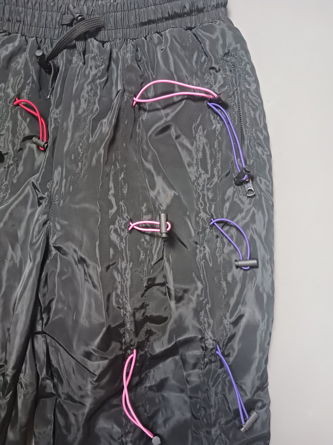 [XL] 빈티지 레인보우 멀티스트링 나일론 조거팬츠 상품이미지4