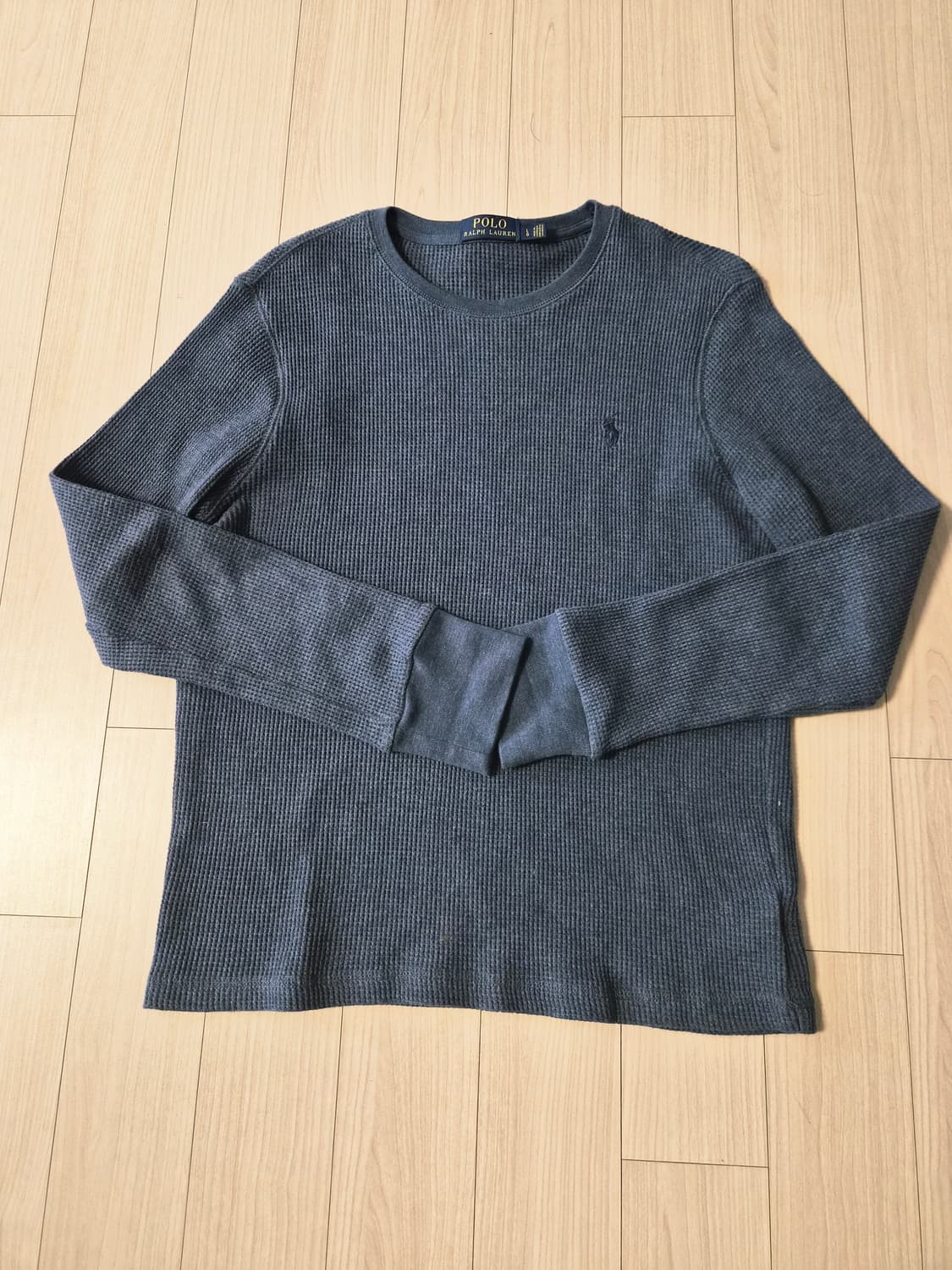 POLO] 폴로 랄프로렌 와플 니트 긴팔 티셔츠 (L) 상품이미지2