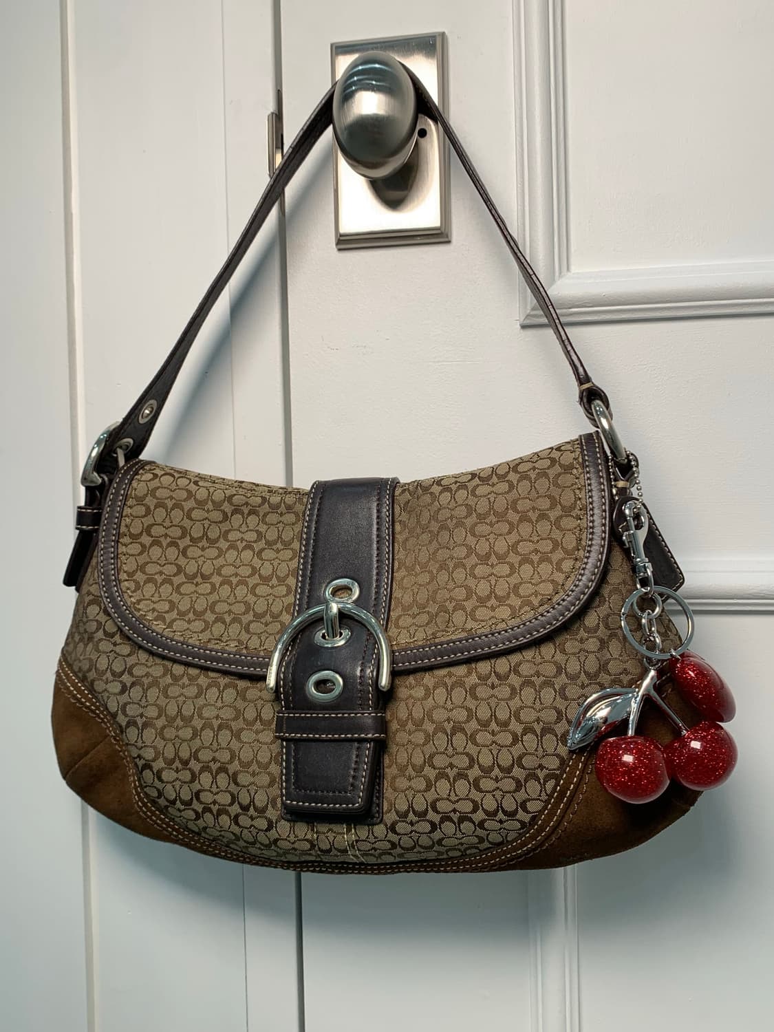 Y2K 🤎👜 코치 브라운 소호 숄더백 상품이미지1