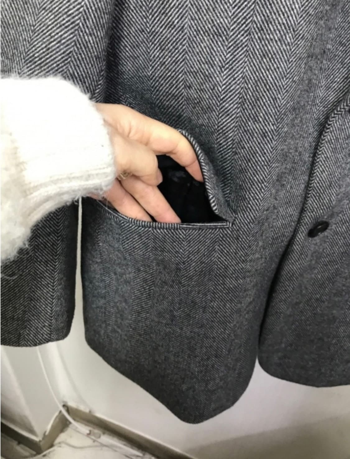 클럽모나코 헤링본 자켓 블레이저 상품이미지4