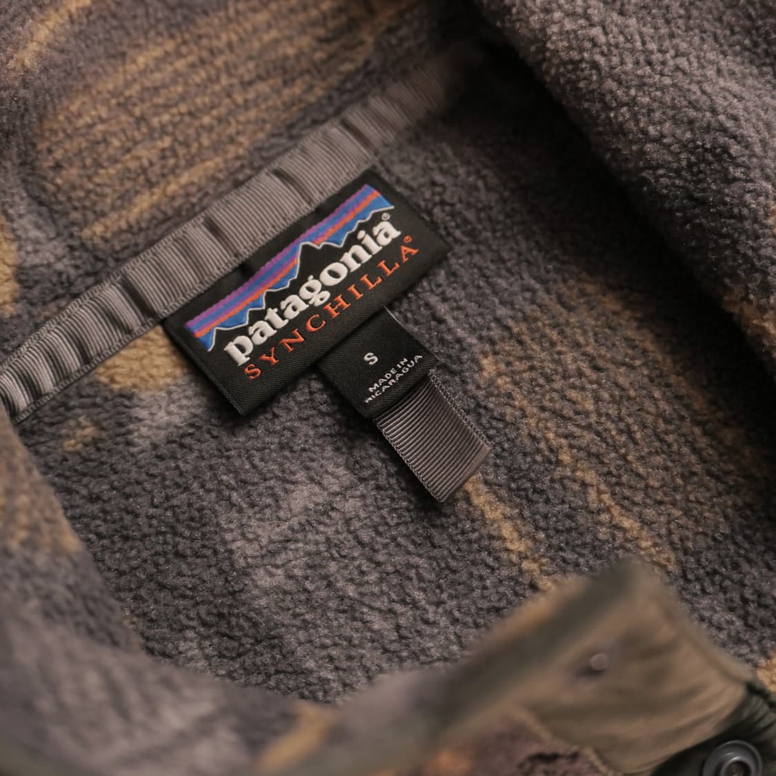 Patagonia Printed Synchilla Snap-T (S) 상품이미지6