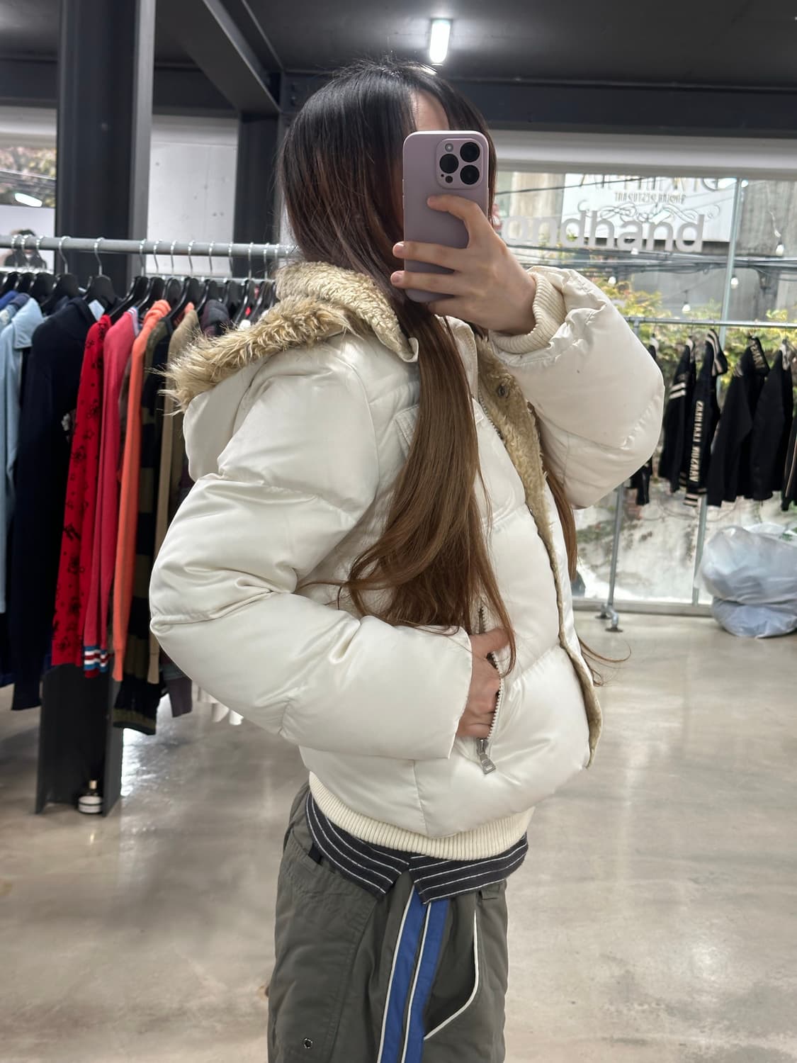 리바이스 Y2k 후드퍼 푸퍼 자켓 상품이미지1