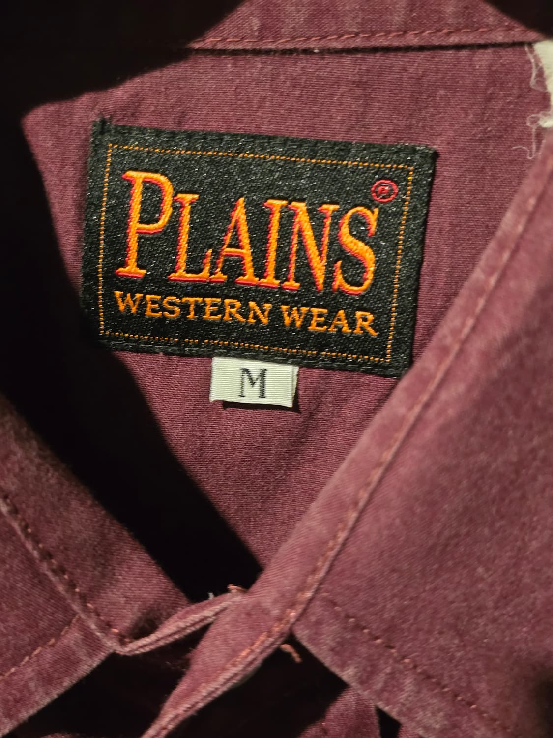 PLAINS 빈티지 웨스턴 셔츠 상품이미지2