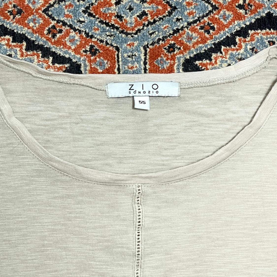 지오송지오 베이지 반팔티셔츠 여성55 상품이미지2