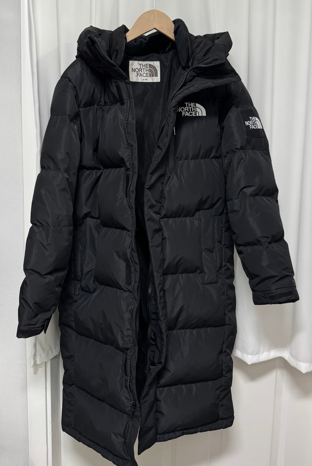 노스페이스 구스다운 롱패딩 S 상품이미지4