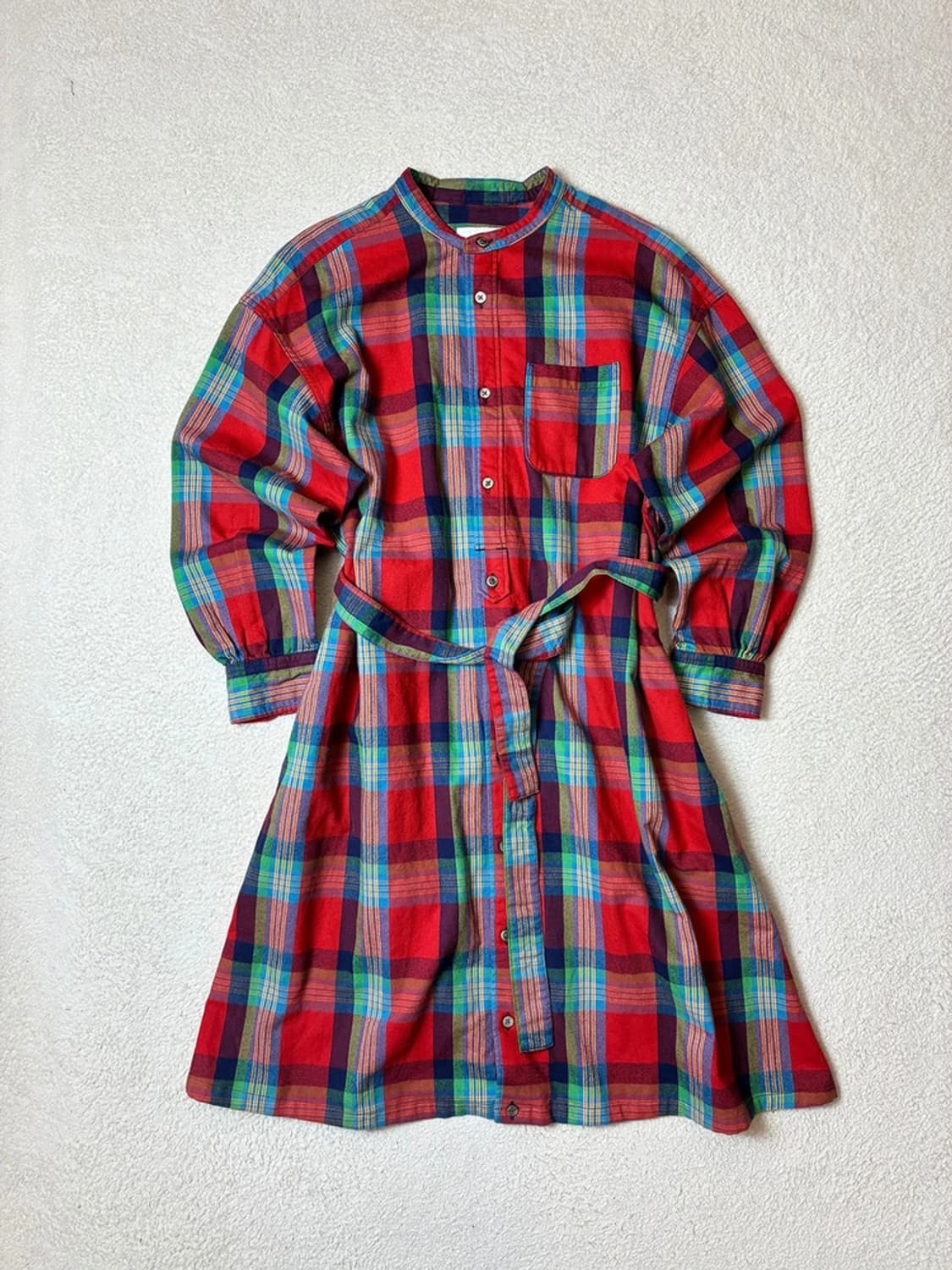 엔지니어드가먼츠 우먼스 플란넬 체크 원피스 PN6527    상품이미지1