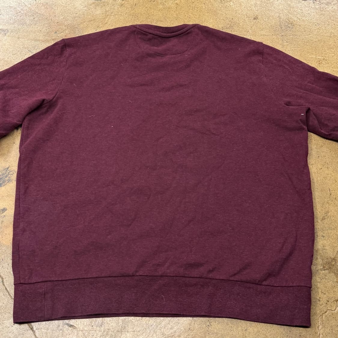 폴로 버건디 맨투맨 상품이미지4