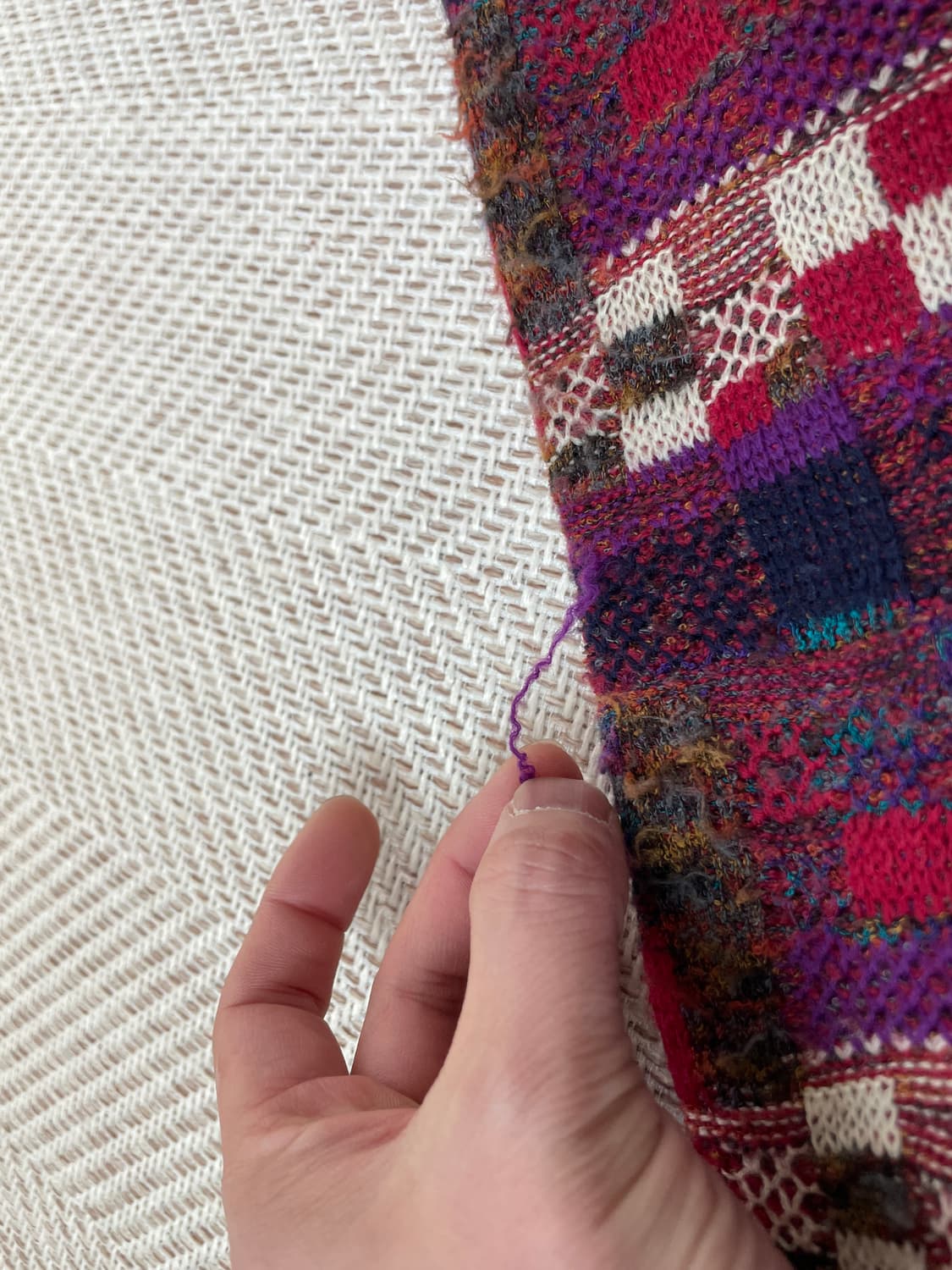 빈티지 멀티 패턴 자카드 니트 자켓 J03865 상품이미지5