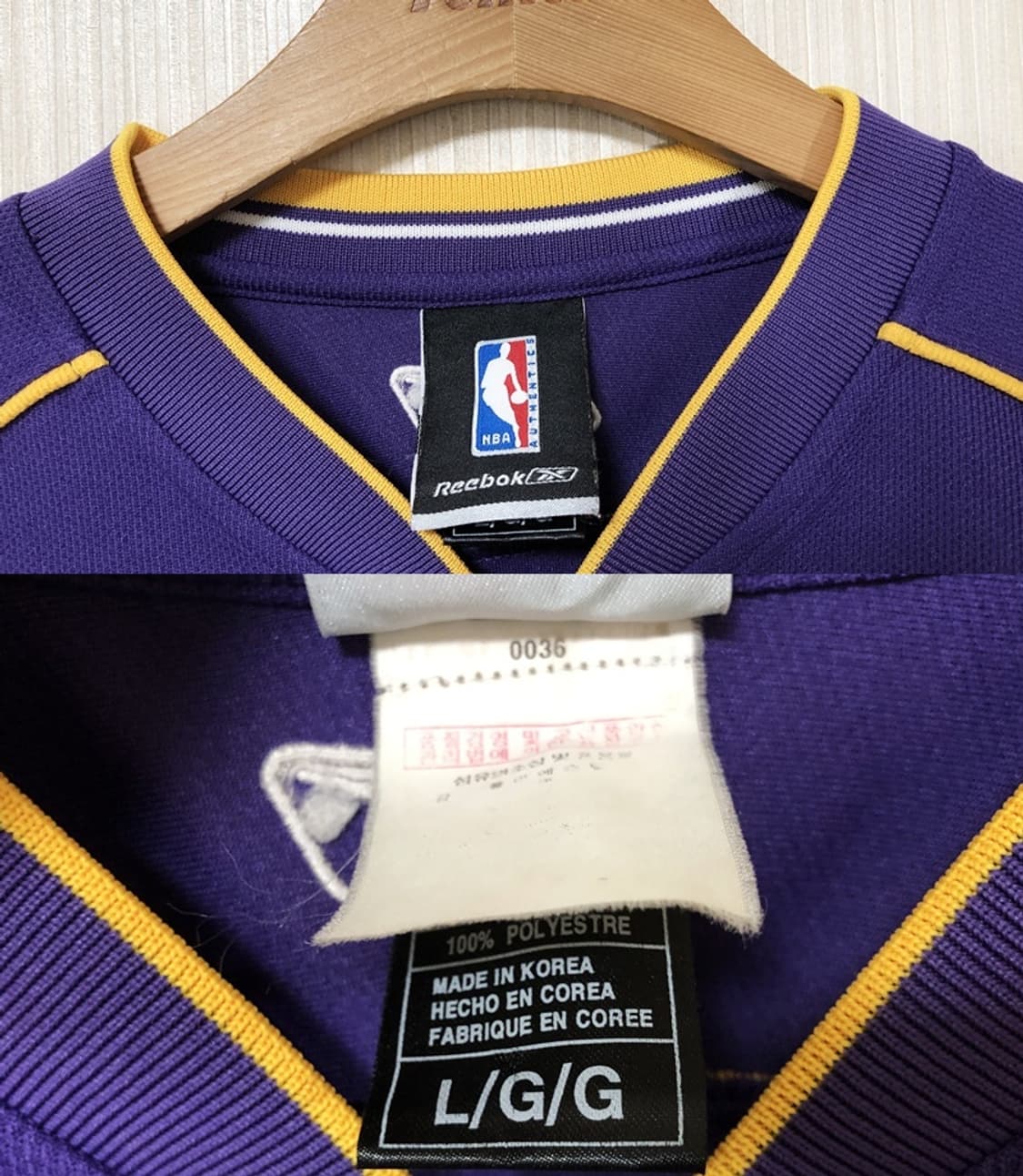 NBA 리복 LA레이커스 올드슈팅져지 L(해외) 상품이미지4