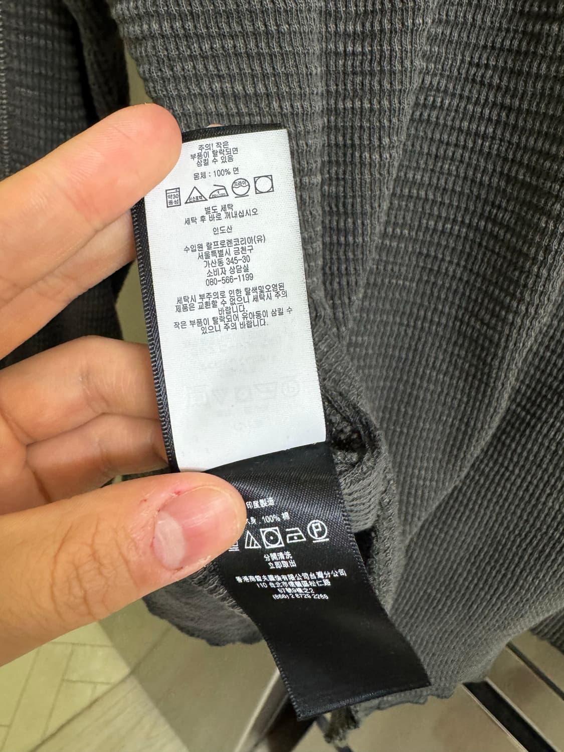 더블알엘 rrl 와플 크루넥 그레이 상품이미지4