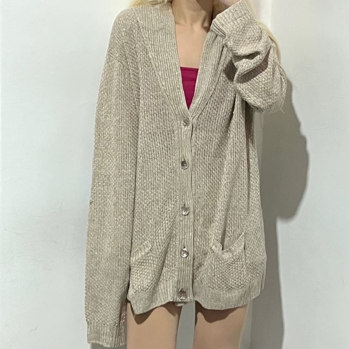 제이프레스 숄카라 가디건 상품이미지1