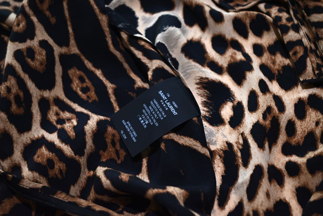 Saint Laurent 17SS leopard silk top 상품이미지10