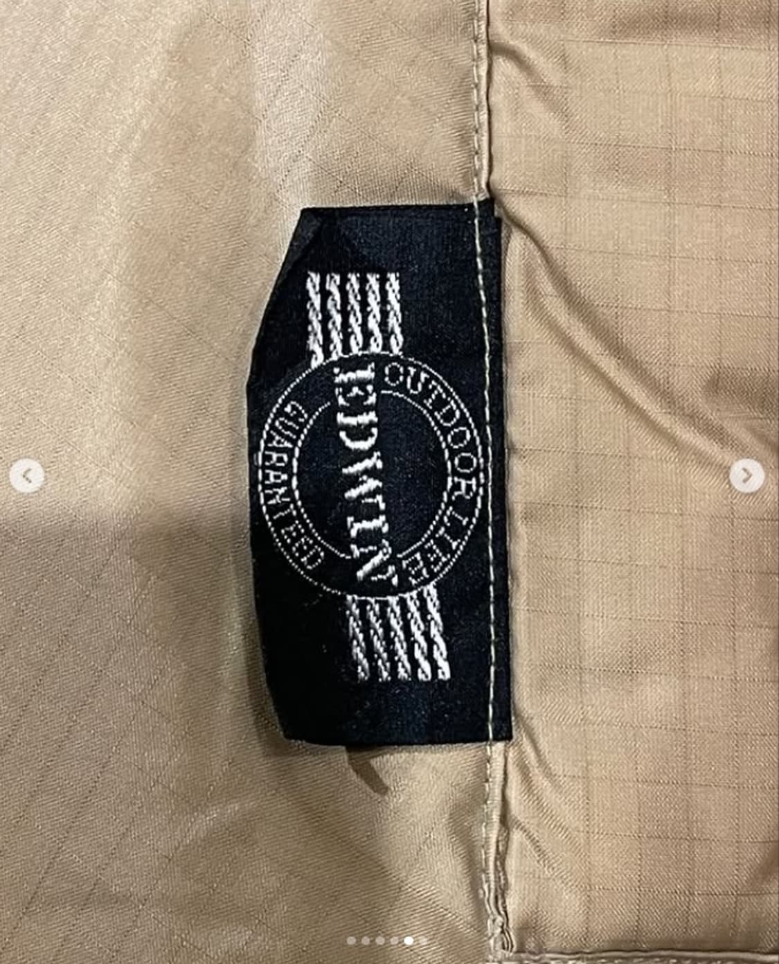 에드윈 립스톱 나일론 다운 후드파카 상품이미지5