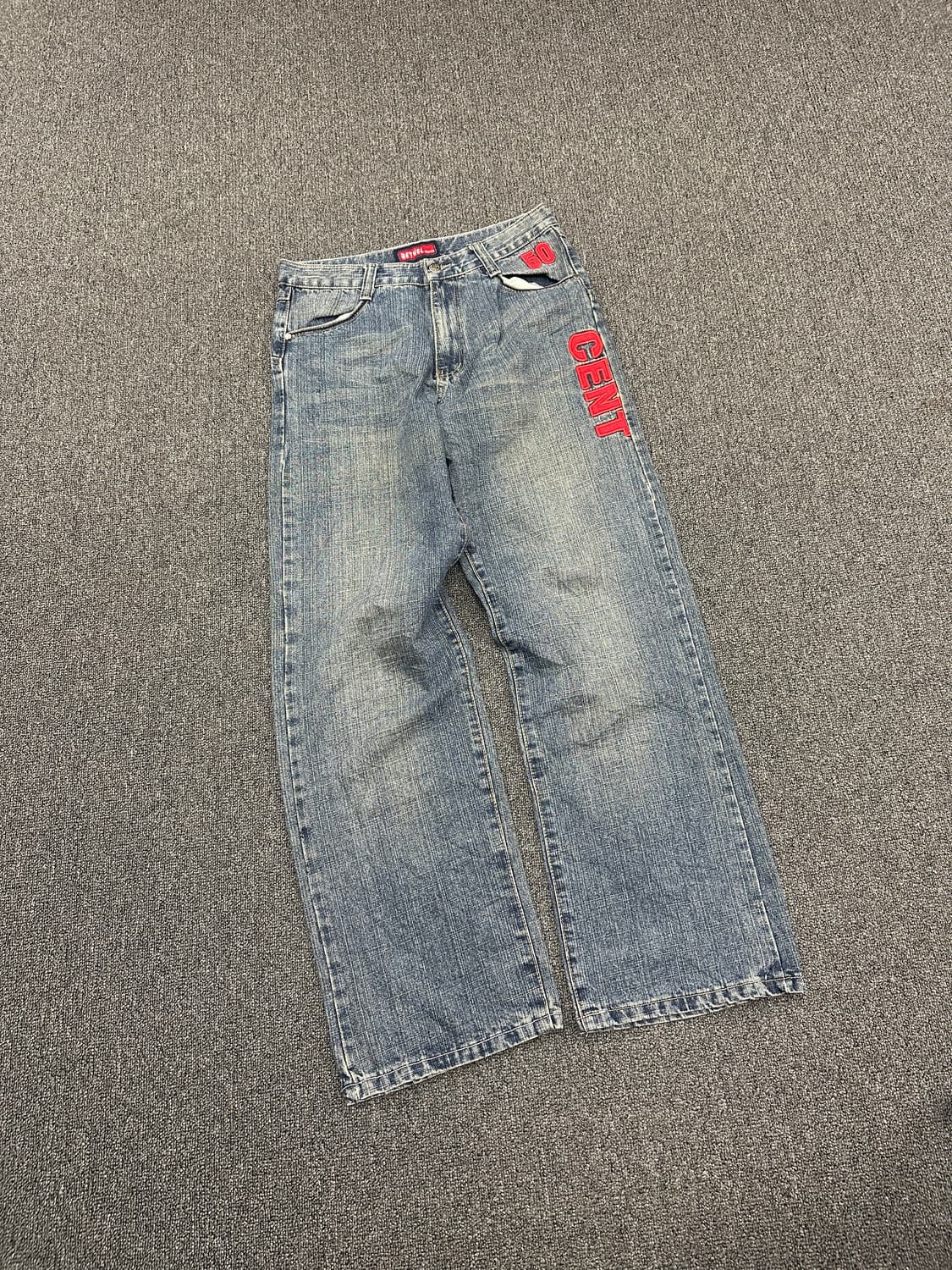 32) BETHEL JEANS 올드스쿨 50 cent 힙합팬츠 상품이미지1