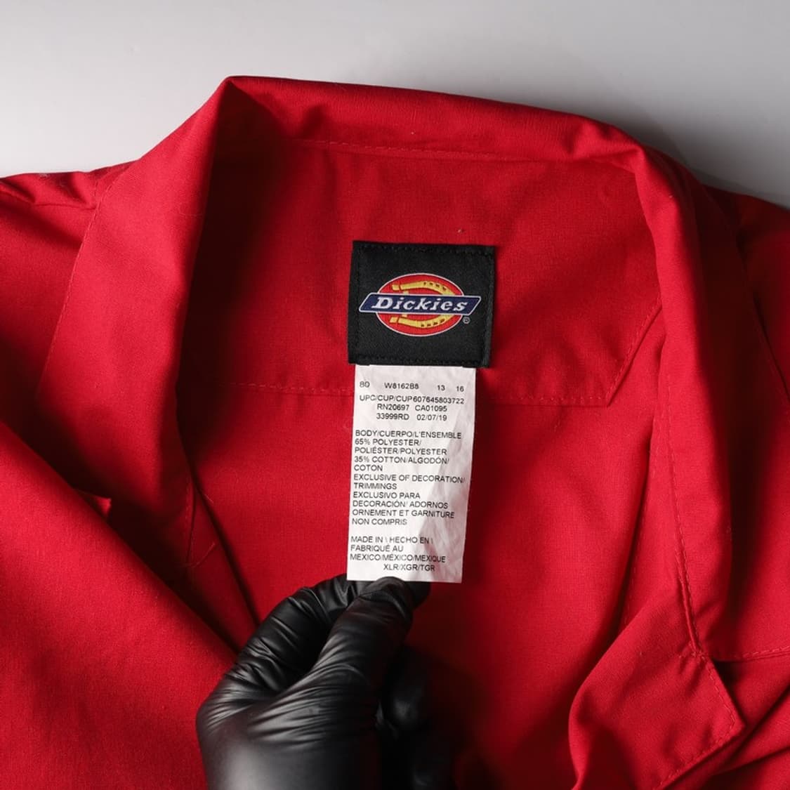 디키즈 숏 슬리브 커버올 레드 상품이미지6