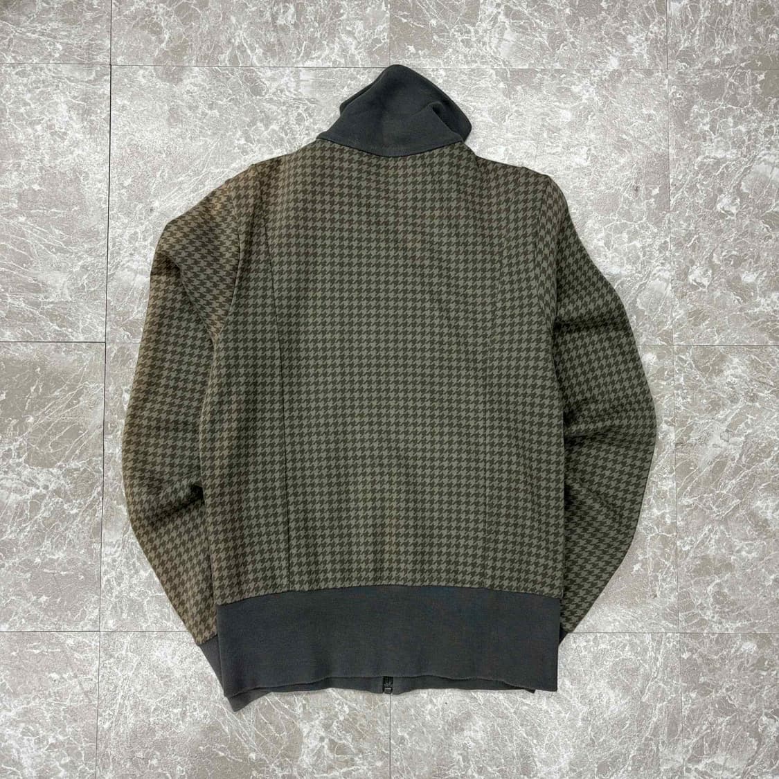 아디다스 카키 하운드 체크 여리핏 걸즈 코튼 대장급 트랙탑 희귀져지(95 상품이미지5