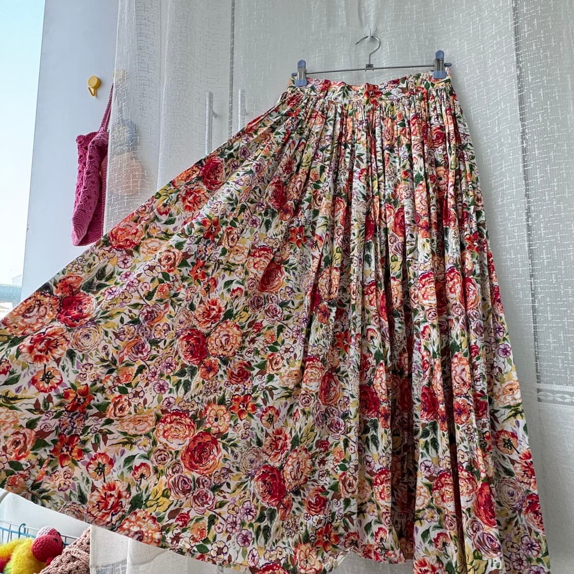 예쁜 플라워패턴 롱스커트 스몰 상품이미지4