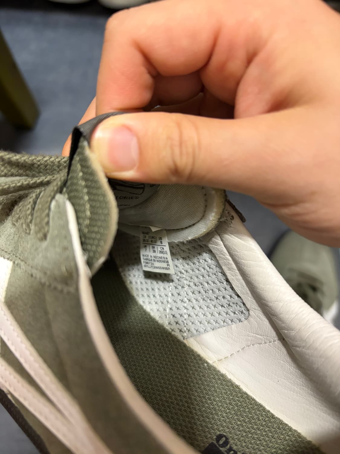 오니츠카타이거 토쿠텐 번트 그린 스니커즈(260) 상품이미지7