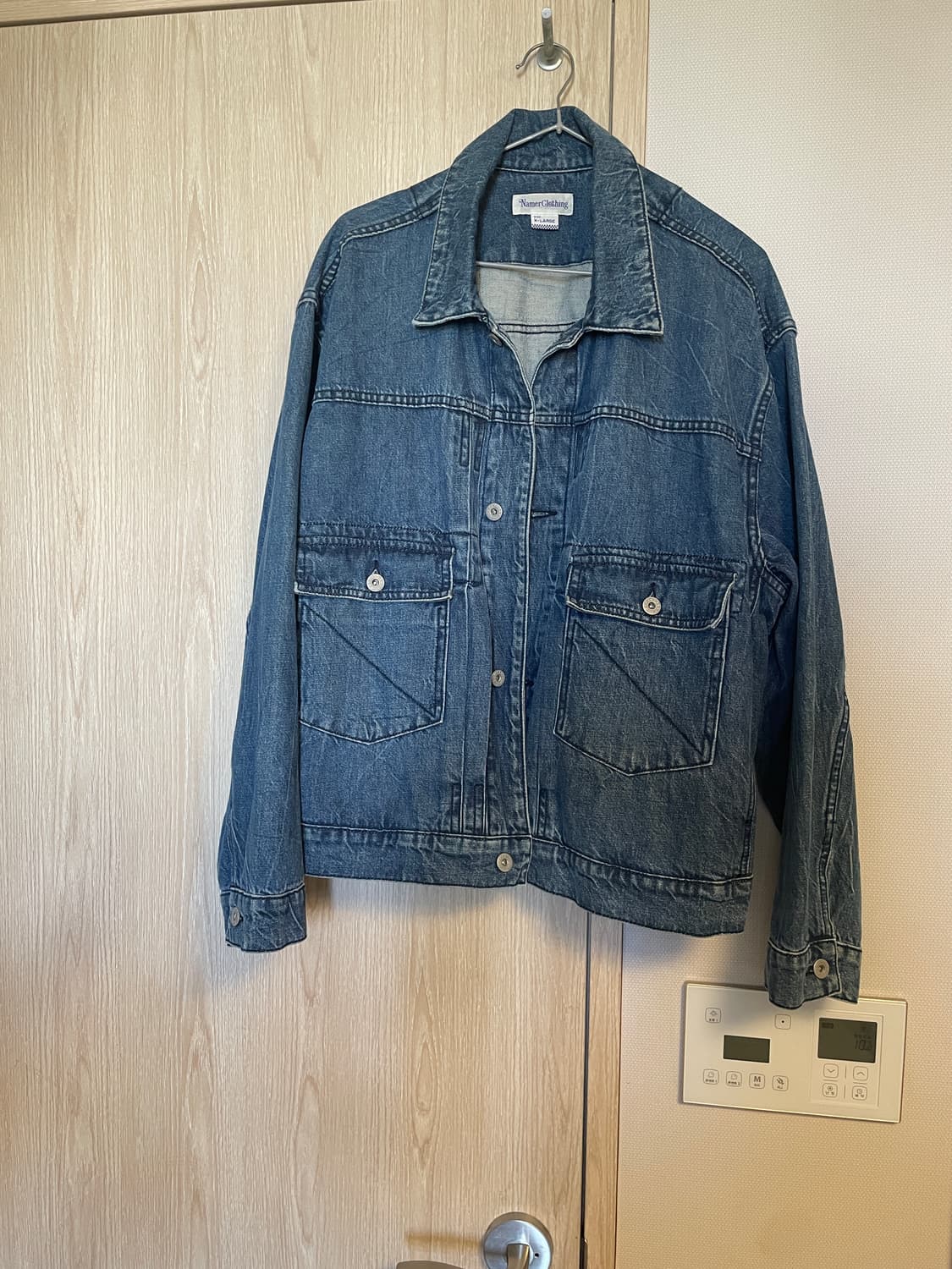 네이머클로딩 DENIM JACKET LIGHT BLUE (XL) 상품이미지3