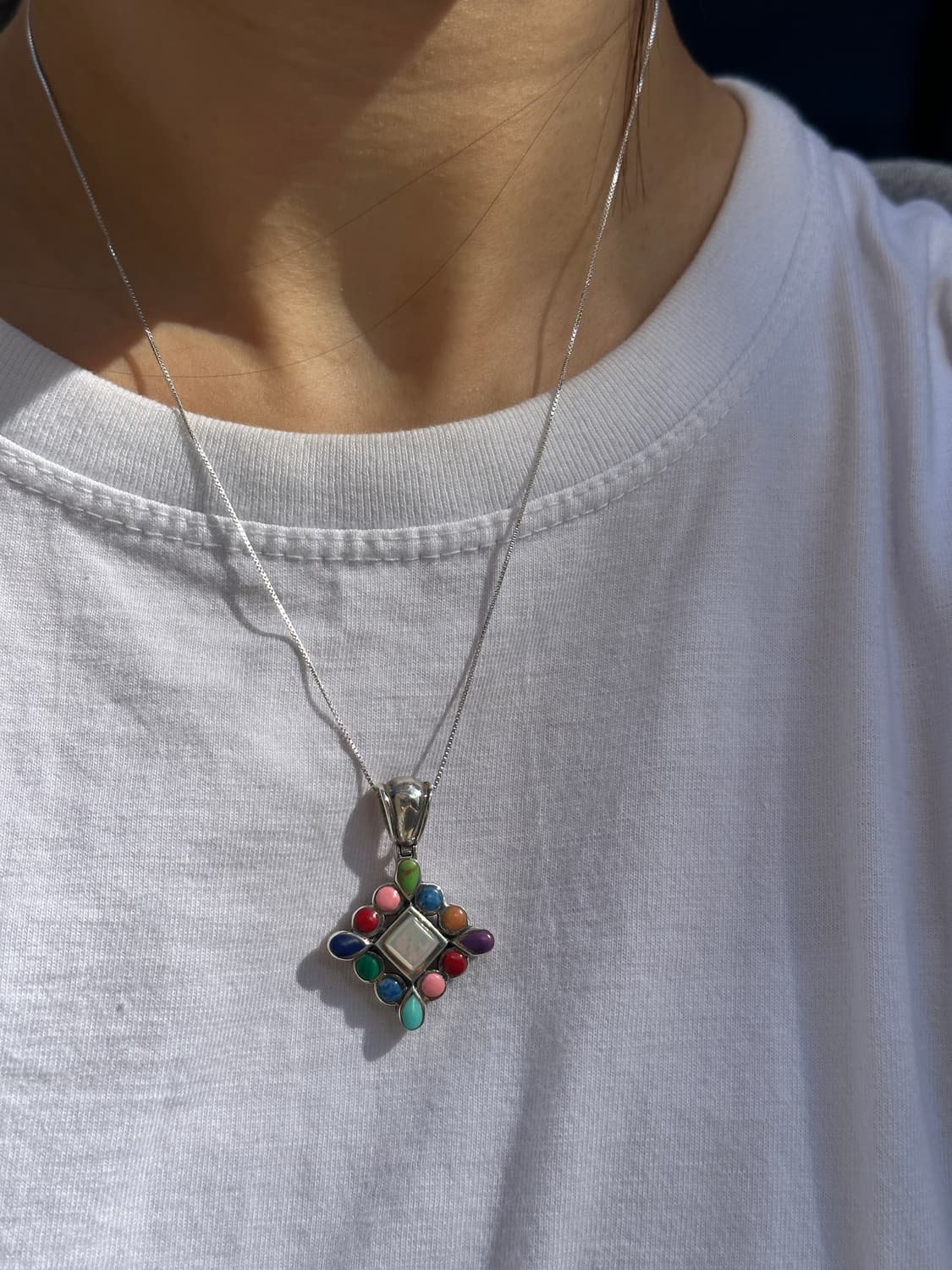Vintage Multi-Gemstone Ethnic Rhombus 92 상품이미지6