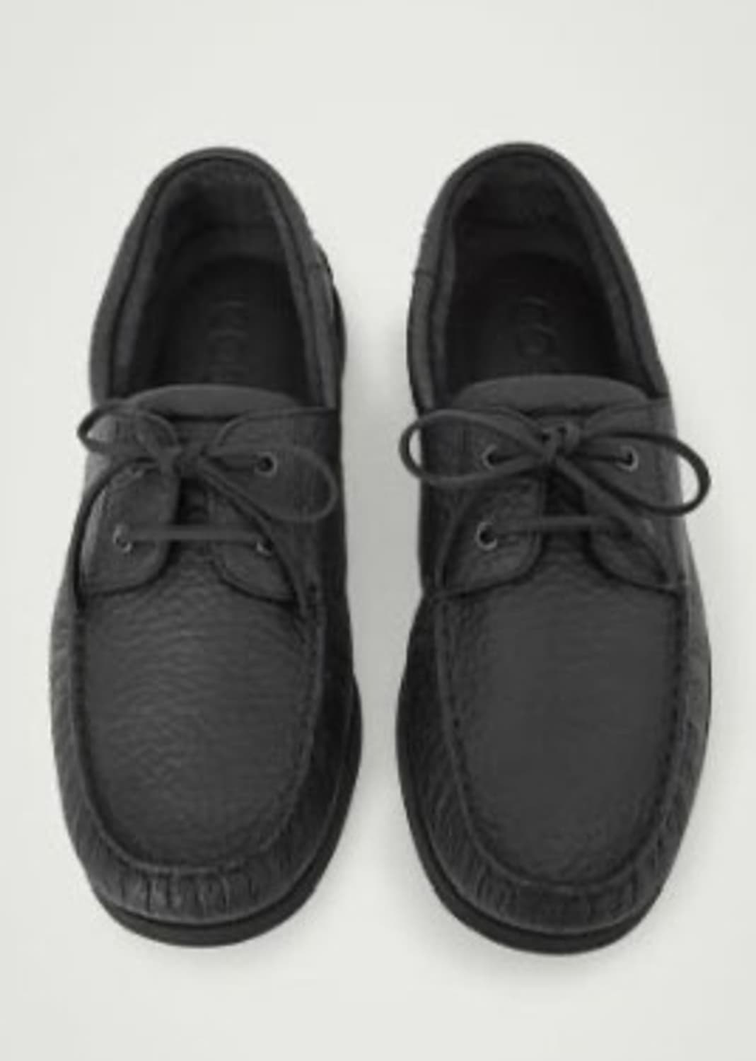 cos 코스 그레인 레더 보트슈즈 상품이미지1