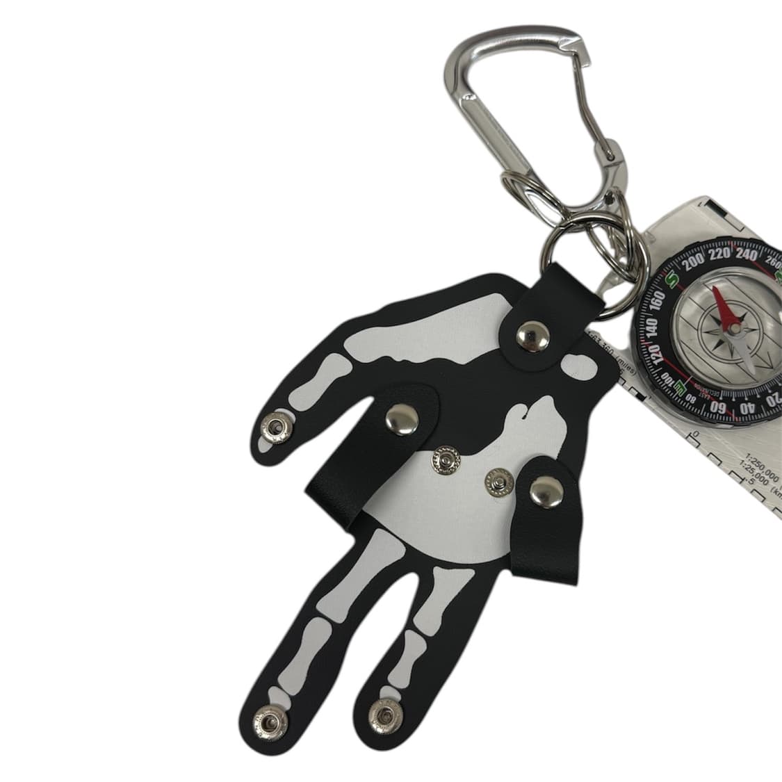 스켈레톤 레더 나침반 커스텀 키링  상품이미지2