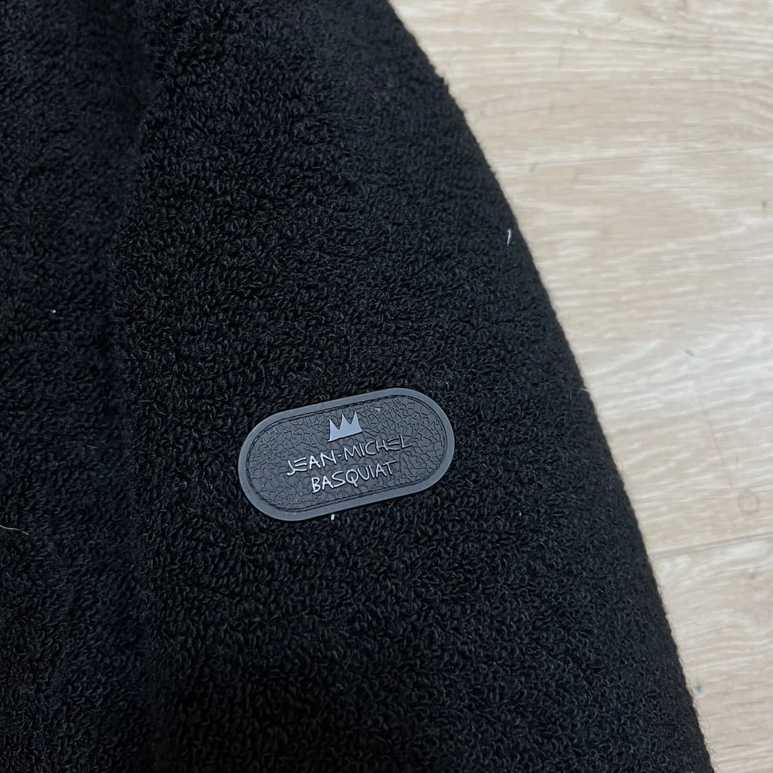 장 미쉘 바스키아 와펜 뽀글이 후리스 플리스 자켓 [블랙] M/95 상품이미지4