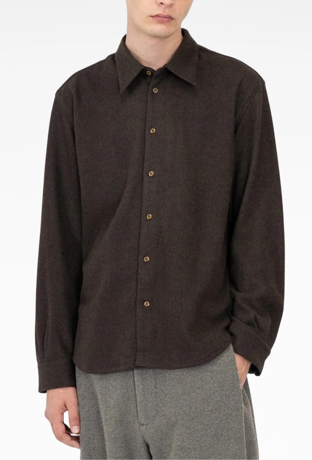 VUJADE(부자데) STANDARD SHIRT IN WOOL  상품이미지3