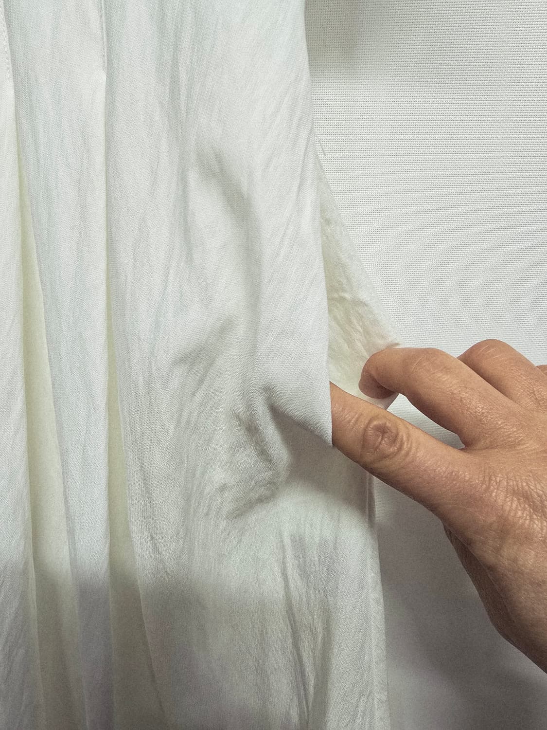 mu:i 화이트 롱 원피스 지퍼 포인트 상품이미지7