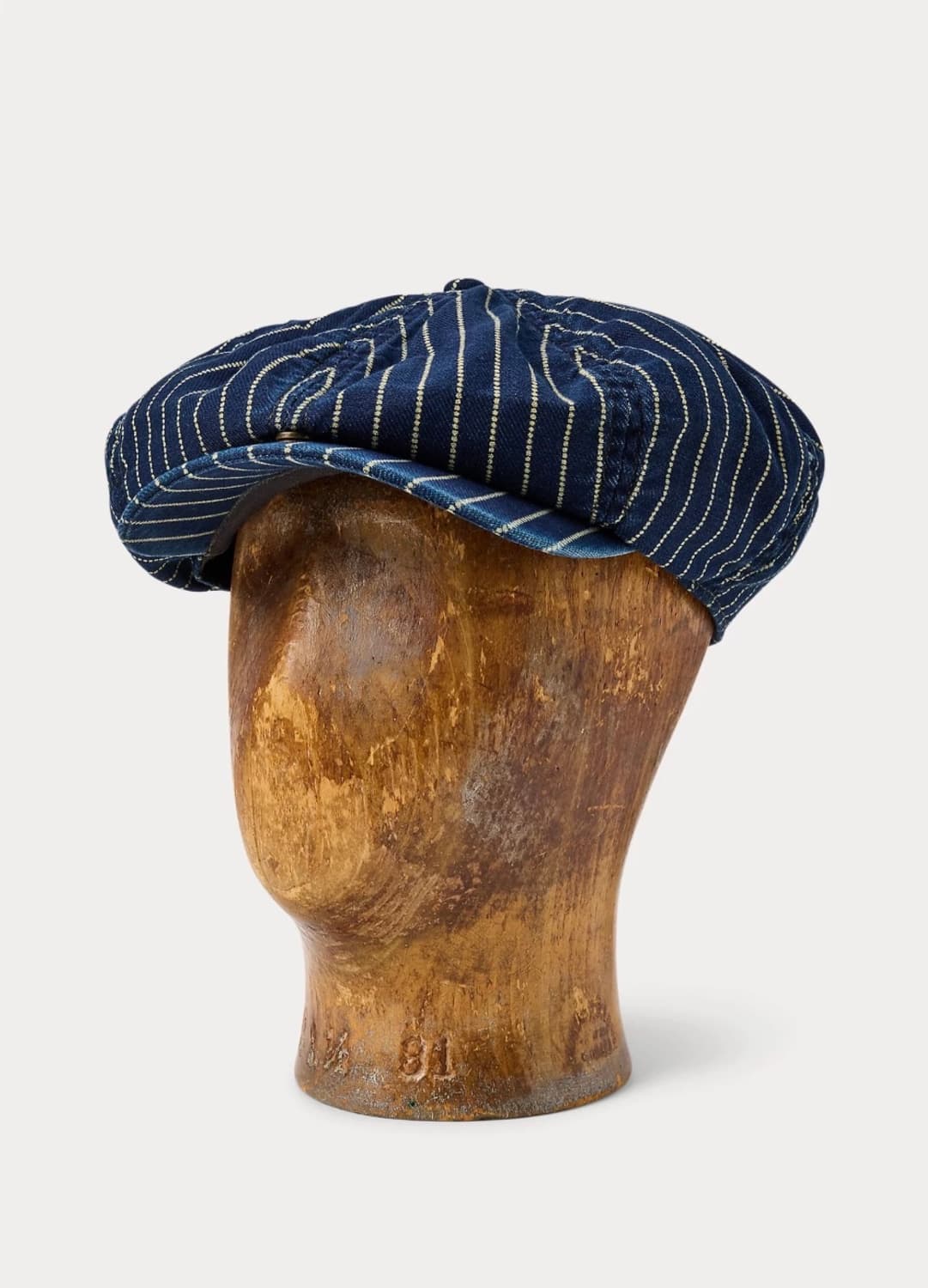 RRL 인디고 도트 스트라이프 트윌 뉴스보이 캡 58cm 상품이미지1