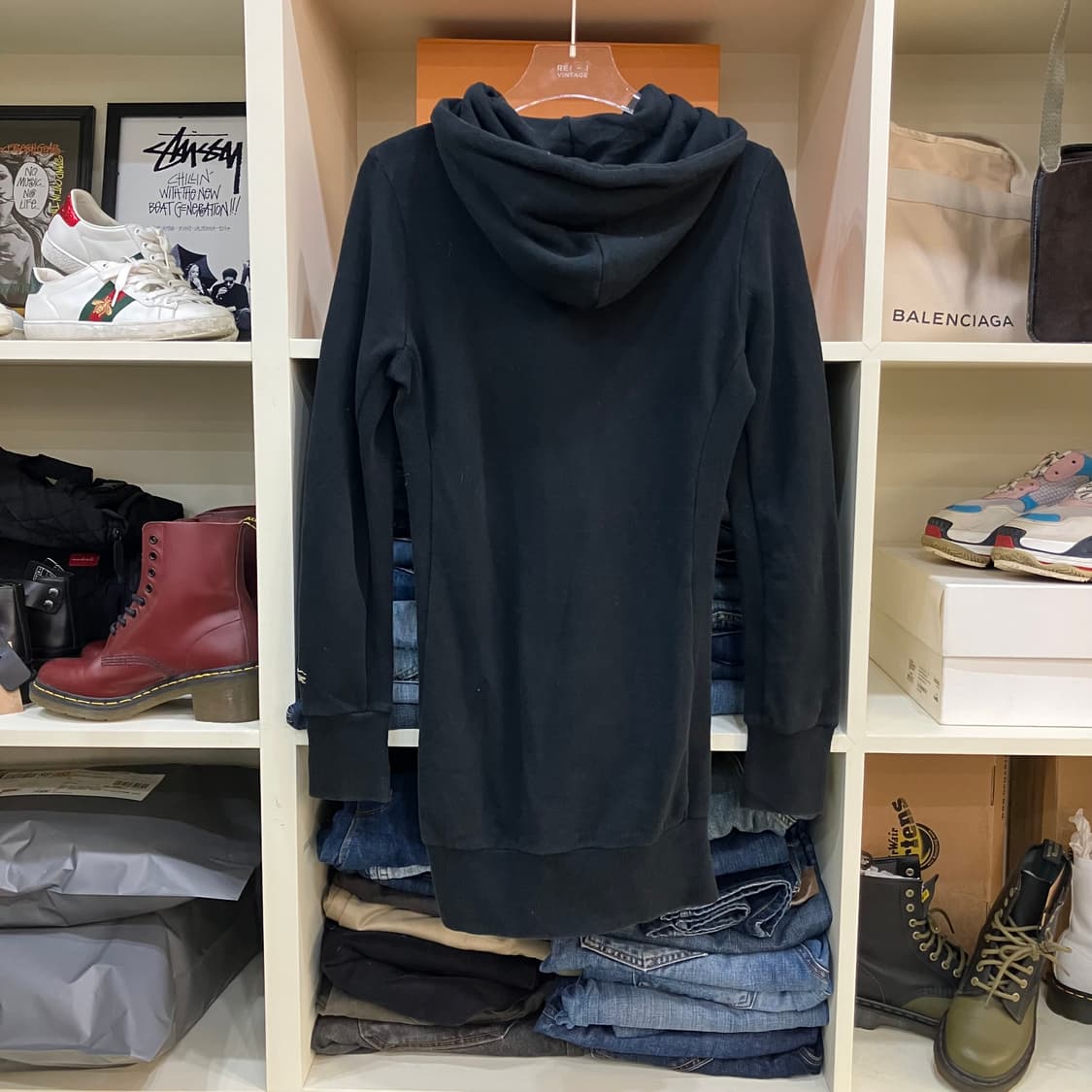 버버리 블루라벨 블랙 후드집업 38 상품이미지3