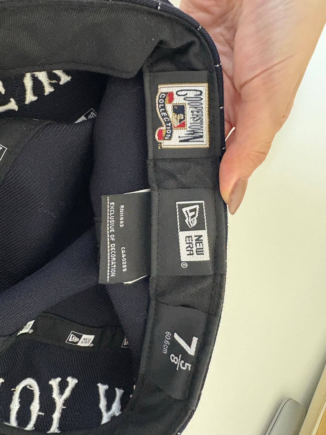 뉴에라 MLB 뉴욕 양키스 핀스트라이프 필박스 상품이미지5