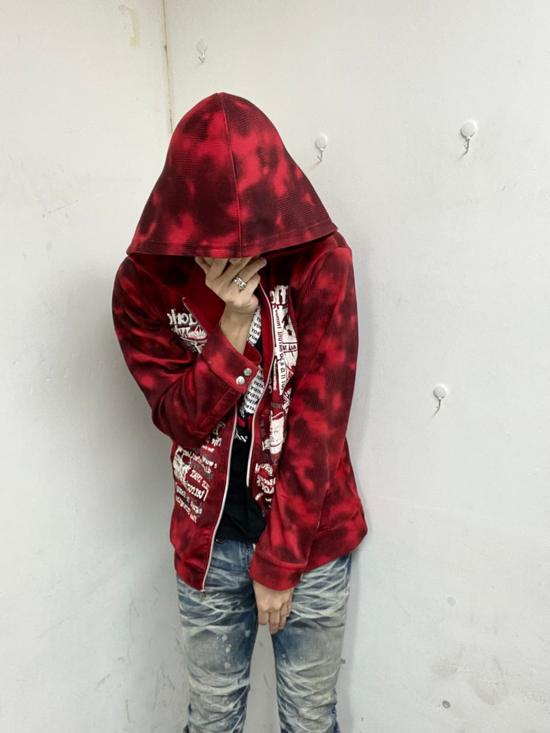 Outer : Beaumere 00’s UK Print Hoodie Zi 상품이미지1
