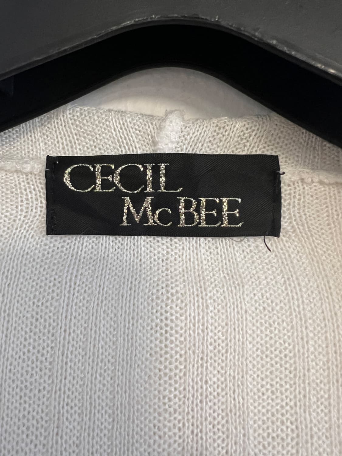 세실 맥비 시스루 후드 레이어드 가디건 F 상품이미지3