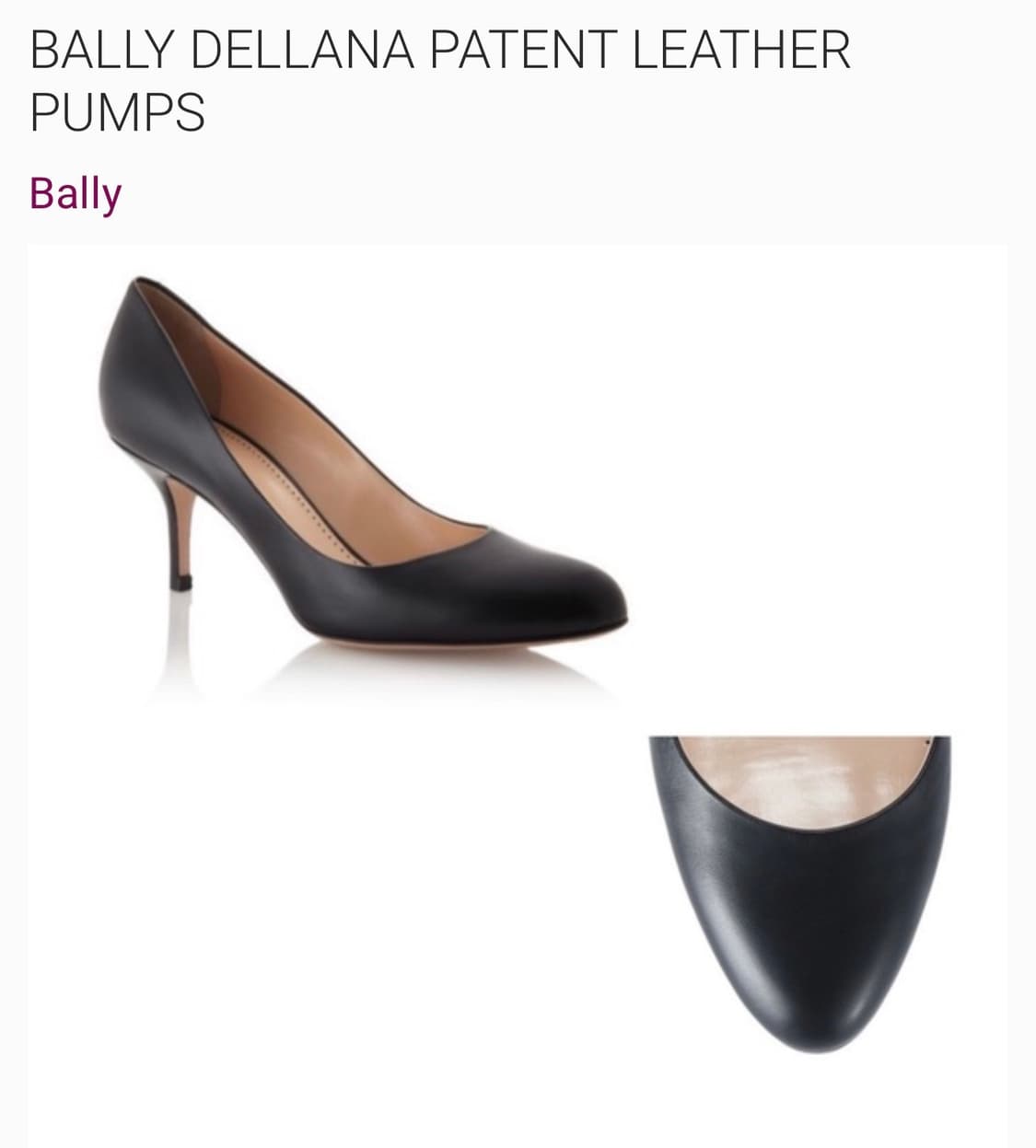 Bally 발리 여성 기본 블랙구두 240 상품이미지2