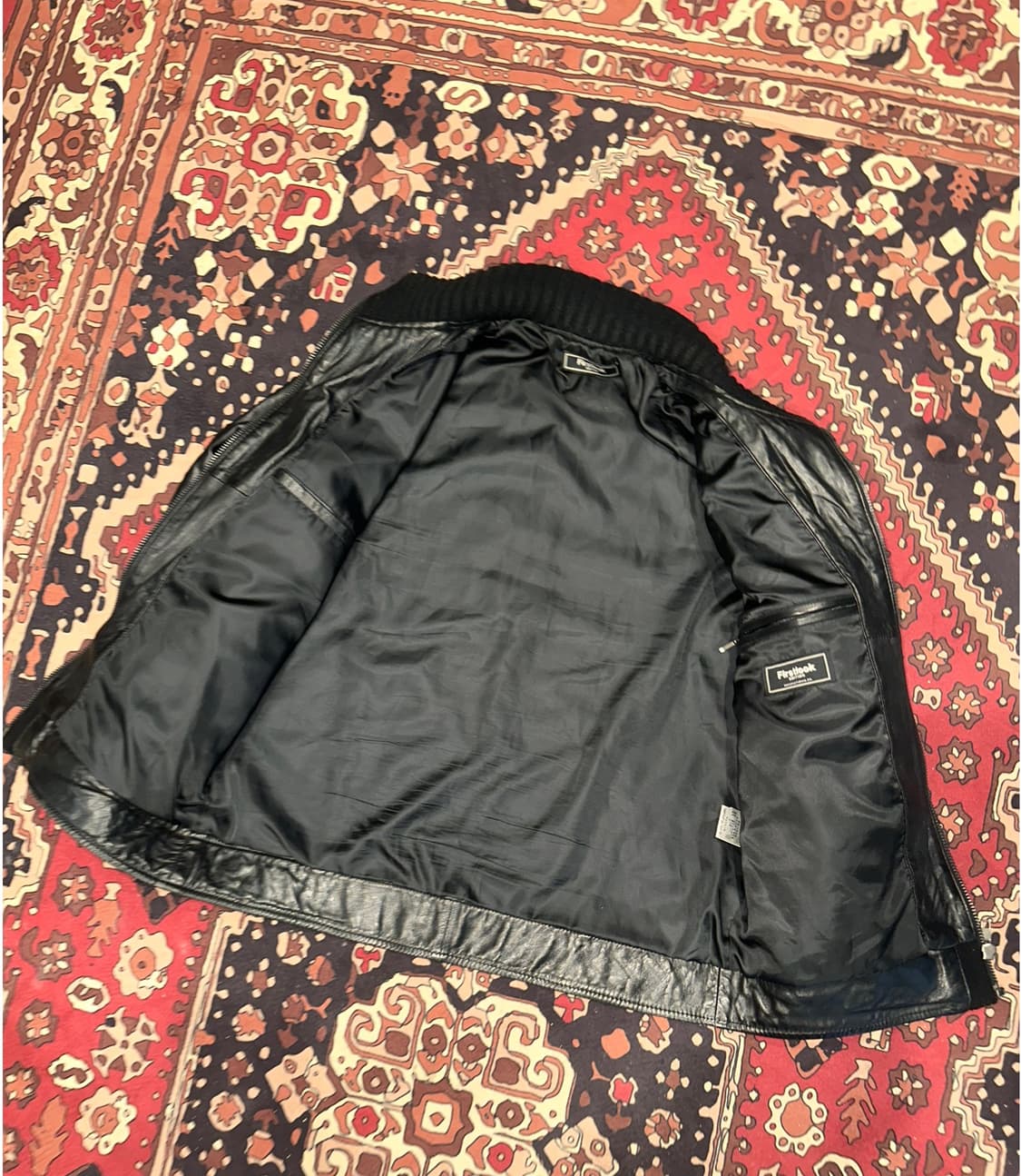 ( M-L ) 가죽자켓 레더자켓 바이커가죽 양가죽 라이더자켓 상품이미지3