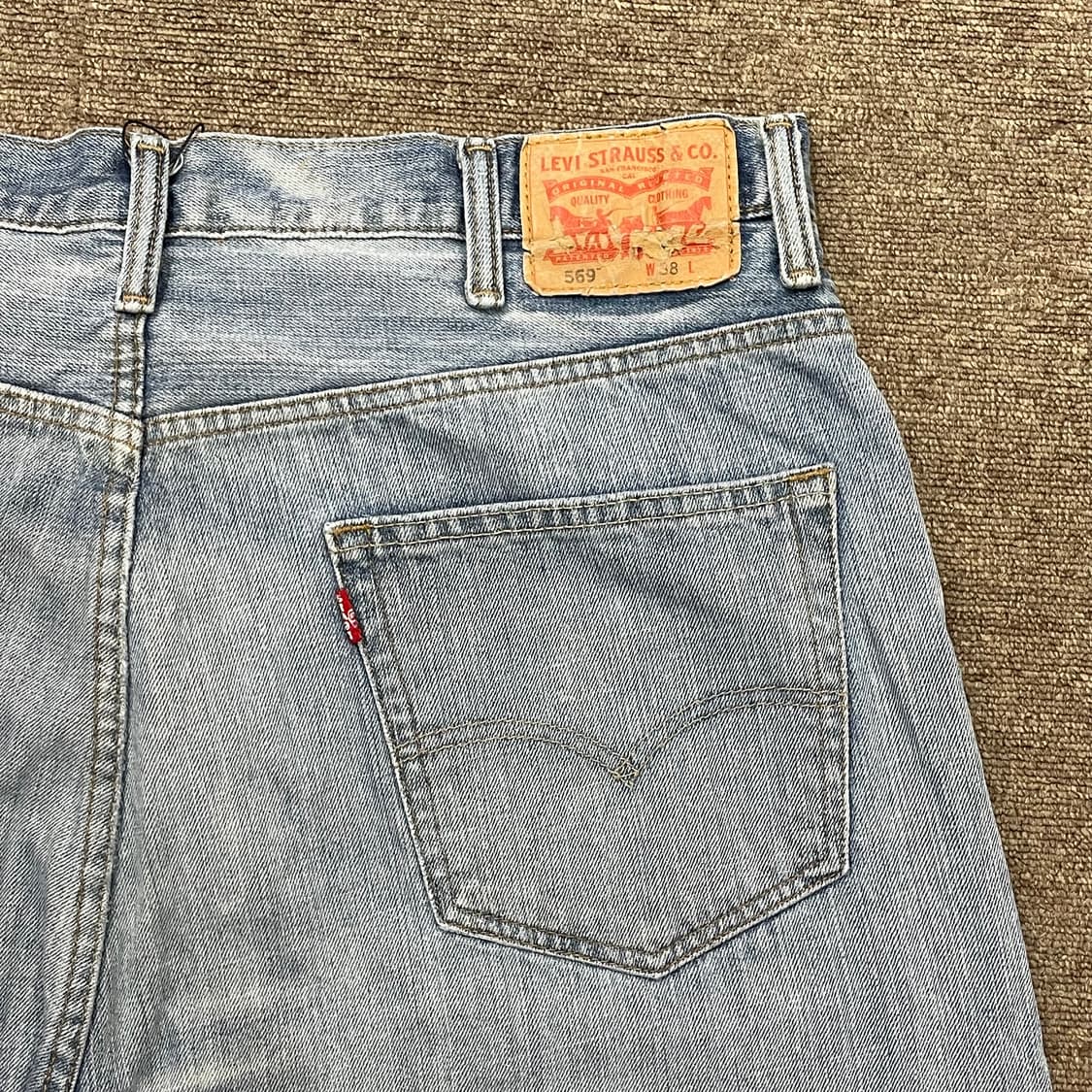 (38) Levi's 리바이스 569 데님 반바지 상품이미지2
