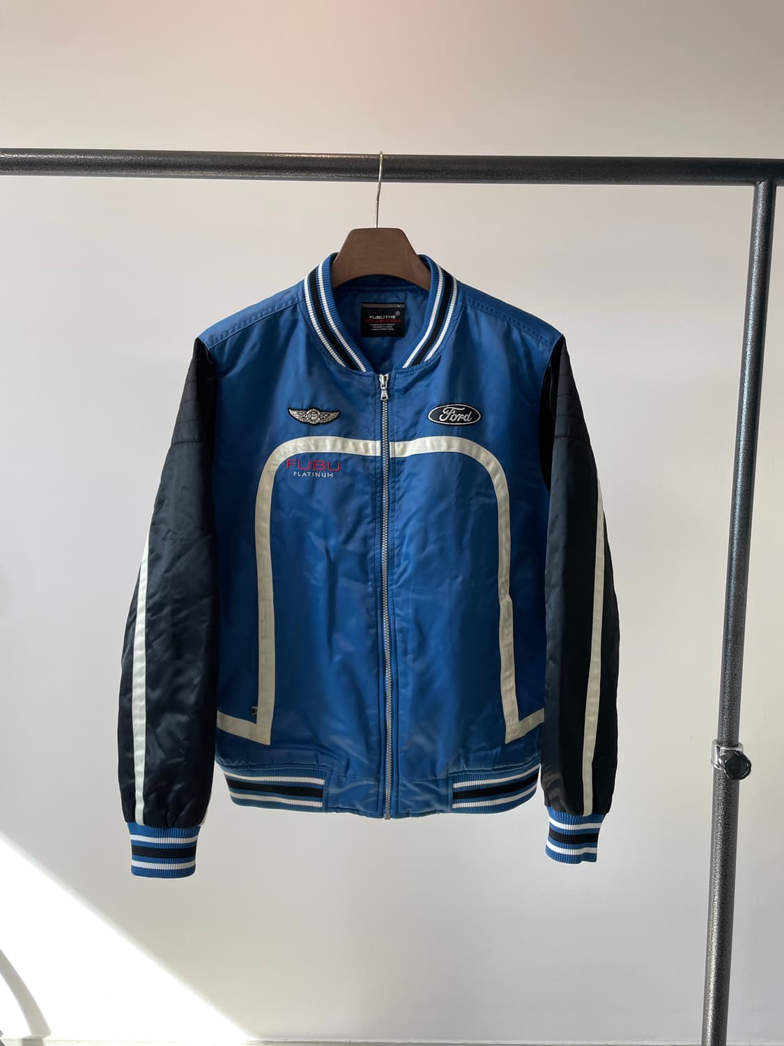 (L) FUBU 후부 레이싱 나일론 점퍼 상품이미지1