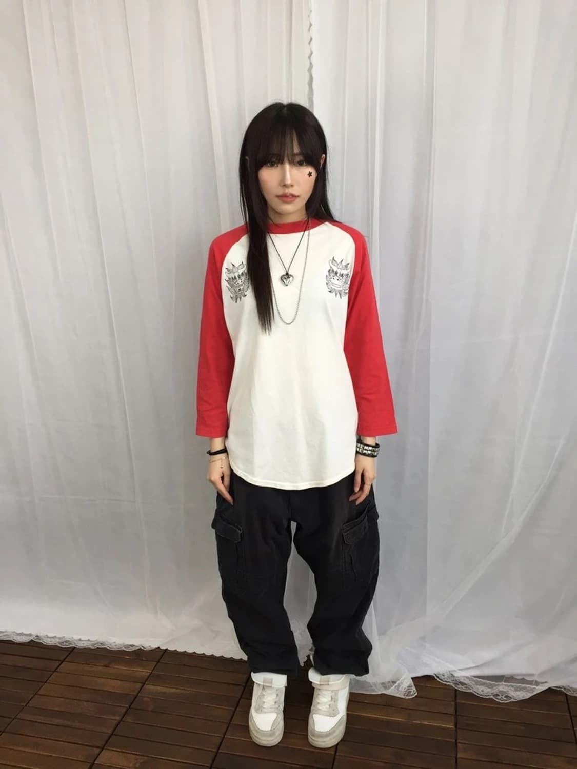 JPN Kariyushi58 Koi Raglan Tee 상품이미지1