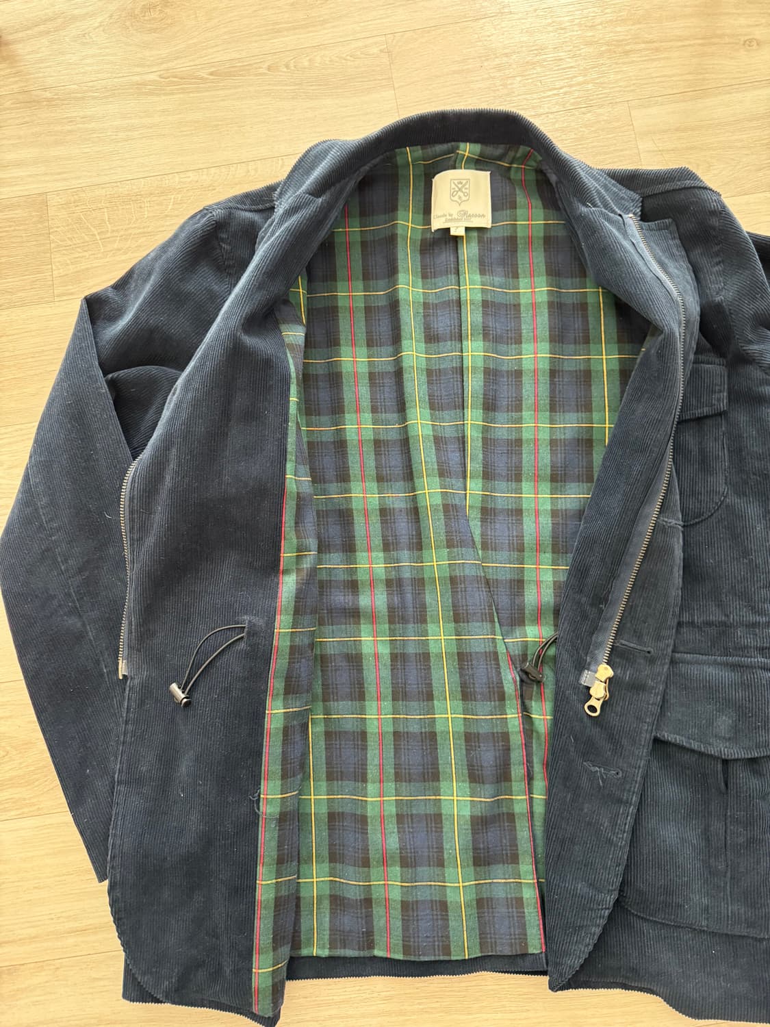 코듀로이 스포츠 자켓 네이비 L 상품이미지5