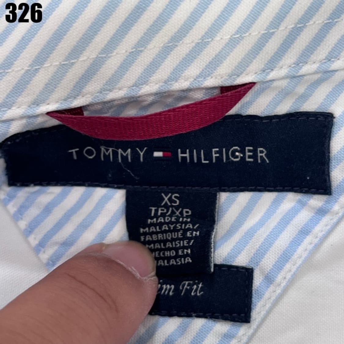 타미힐피거 화이트 긴팔셔츠  상품이미지2