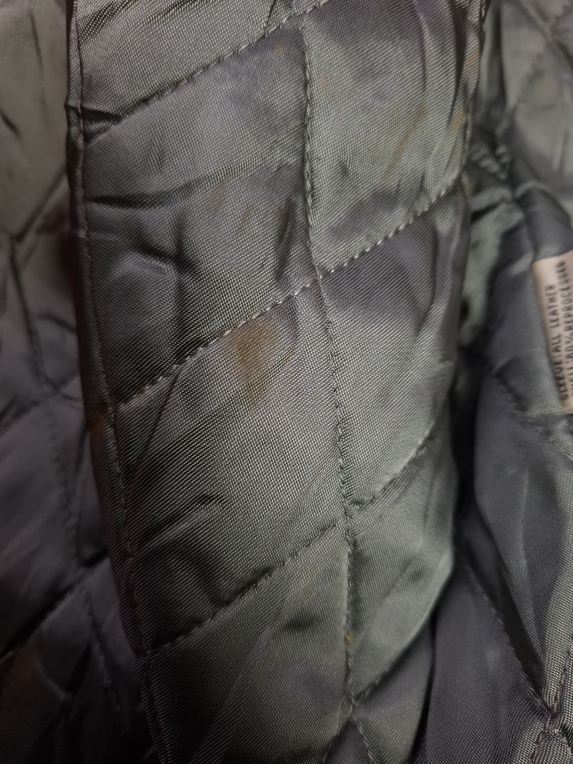 80's 오리지날 골든베어 울 레더 바시티자켓 상품이미지5